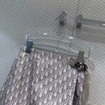 Dior CD Women Skort Pink Technical Taffeta Jacquard Dior Oblique Motif - Imagen 6