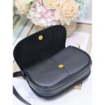 Dior CD Women Small CD Besace Bag Black Calfskin Leather - Bild 9