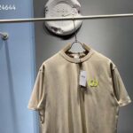 Dior Men CD Icon Relaxed-Fit T-Shirt Beige Organic Cotton Jersey - immagine 4