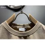 Dior Men CD Icon Relaxed-Fit T-Shirt Beige Organic Cotton Jersey - immagine 5