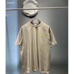 Dior Men CD Icon Relaxed-Fit T-Shirt Beige Organic Cotton Jersey - immagine 2