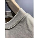 Dior Men CD Icon Relaxed-Fit T-Shirt Beige Organic Cotton Jersey - immagine 7