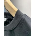 Dior Women CD Icon Relaxed-Fit T-Shirt Black Cotton Jersey - Image 7