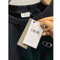 Dior Men CD Icon Relaxed-Fit T-Shirt Black Cotton Jersey (1)
