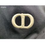 Dior Women CD Icon Relaxed-Fit T-Shirt Black Cotton Jersey - Image 9