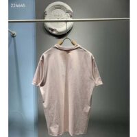 Dior Men CD Icon Relaxed-Fit T-Shirt Pink Organic Cotton Jersey (7)