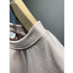 Dior Women CD Icon Relaxed-Fit T-Shirt Pink Organic Cotton Jersey – Bild 7