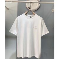 Dior Men CD Icon Relaxed-Fit T-Shirt White Cotton Jersey (3)