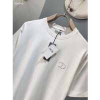 Dior Men CD Icon Relaxed-Fit T-Shirt White Cotton Jersey (3)