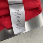 Dior Men CD Otani Workshop Relaxed-Fit T-Shirt Red Cotton Jersey - Imagen 9