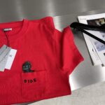 Dior Men CD Otani Workshop Relaxed-Fit T-Shirt Red Cotton Jersey - Imagen 6
