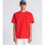 Dior Men CD Otani Workshop Relaxed-Fit T-Shirt Red Cotton Jersey - Imagen 10