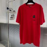 Dior Men CD Otani Workshop Relaxed-Fit T-Shirt Red Cotton Jersey - Imagen 2
