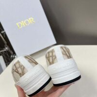 Dior Unisex CD Dior Or Walk’n’Dior Platform Sneaker Cotton Embroidered Macrocannage (9)