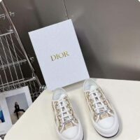 Dior Unisex CD Dior Or Walk’n’Dior Platform Sneaker Cotton Embroidered Macrocannage (9)