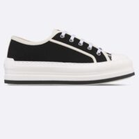 Dior Unisex CD Walk’N’Dior Platform Sneaker Black Cotton Canvas (2)