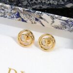 Dior Women CD 30 Montaigne Stud Earrings Gold-Finish Metal - Bild 3