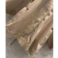 Dior Women CD Cape-Effect Peacoat Beige Cotton Gabardine (14)