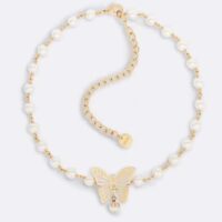 Dior Women CD Dior Métamorphose Short Necklace Chocker Metal Pearls (3)