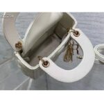Dior Women CD Lady Dior Micro Bag Latte Cannage Lambskin - immagine 6