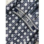 Dior Men CD Macrocannage Short-Sleeved Hooded Short Anorak Navy - Imagen 2