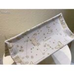 Dior Women CD Medium Dior Book Tote White Butterfly Zodiac Embroidery - Image 6