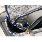 Dior Women CD Medium Lady D-Lite Bag Blue Toile De Jouy Embroidery - Imagen 10