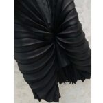 Dior Women CD Mid-Length Pleated Skirt Black Cotton Silk Poplin - immagine 5