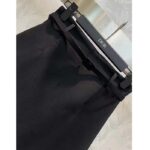 Dior Women CD Mid-Length Straight-Cut Skirt Black Wool Silk - Bild 4