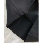 Dior Women CD Mid-Length Straight-Cut Skirt Black Wool Silk - Bild 9