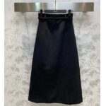 Dior Women CD Mid-Length Straight-Cut Skirt Black Wool Silk - Bild 2