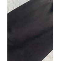 Dior Women CD Mid-Length Straight-Cut Skirt Black Wool Silk (2)