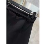 Dior Women CD Mid-Length Straight-Cut Skirt Black Wool Silk - Bild 7