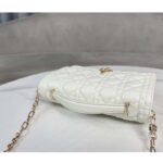 Dior Women CD Miss Dior Top Handle Bag Latte Cannage Lambskin - Image 6