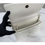 Dior Women CD Miss Dior Top Handle Bag Latte Cannage Lambskin - Image 7