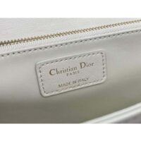 Dior Women CD Miss Dior Top Handle Bag Latte Cannage Lambskin (2)