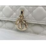 Dior Women CD Miss Dior Top Handle Bag Latte Cannage Lambskin - Image 8