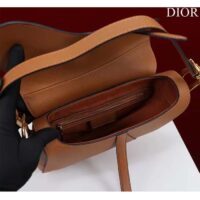 Dior Women CD Saddle Bag Strap Golden Saddle Grained Calfskin (2)