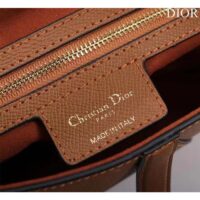 Dior Women CD Saddle Bag Strap Golden Saddle Grained Calfskin (2)