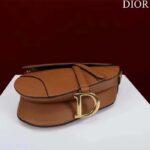 Dior Women CD Saddle Bag Strap Golden Saddle Grained Calfskin - Image 5