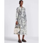 Dior Women CD Saddle Bag Strap Latte Grained Calfskin – Bild 11