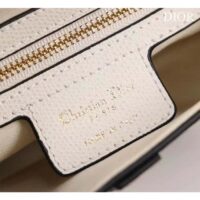 Dior Women CD Saddle Bag Strap Latte Grained Calfskin (8)