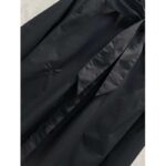 Dior Women CD Shirt Bow Collar Black Cotton Silk Poplin – Image 5