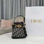 Dior Women CD Small C'est Dior Bag Blue Dior Oblique Jacquard - immagine 4