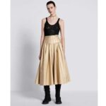 Dior Women CD Tank Top Black Technical Linen Knit – Image 12