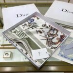 Dior Women CD Toile De Jouy Mexico 90 Square Scarf Green Silk Twill – Bild 4