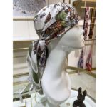 Dior Women CD Toile De Jouy Mexico 90 Square Scarf Green Silk Twill – Bild 8