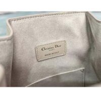 Dior Women Medium C’est Dior Bag Warm Taupe CD-Embossed Calfskin (11)