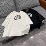 Gucci GG Men Cotton Jersey T-Shirt Crewneck Dropped Shoulder Short Sleeves - Bild 3