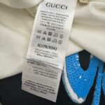 Gucci GG Men Cotton Jersey T-Shirt Off White Crewneck Short Sleeves - Image 10